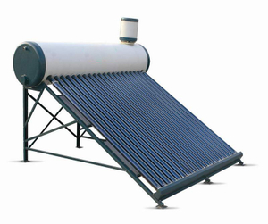 Aquecedor solar de água sem pressão termossifão 200L com tubos solares de vácuo