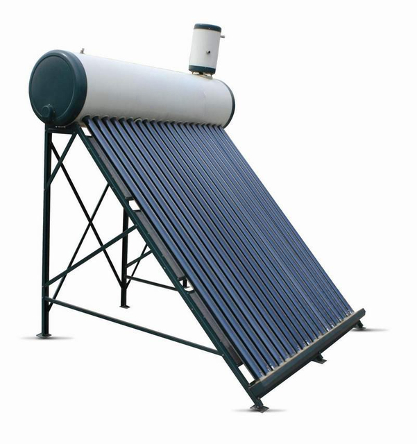 Aquecedor solar de água sem pressão termossifão 200L com tubos solares de vácuo