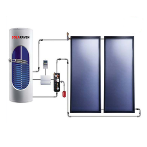 Sistema de aquecedor solar de água split pressurizado 300L para vilas